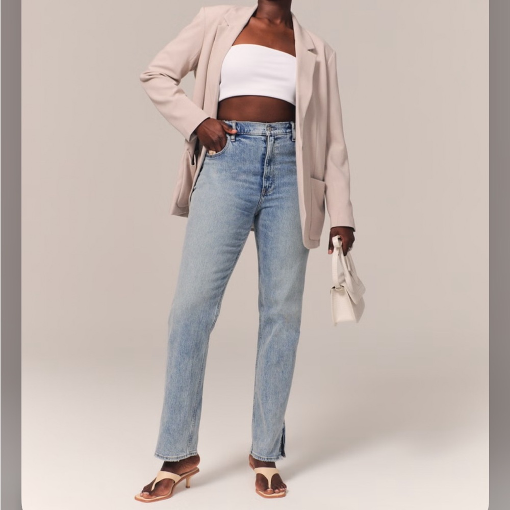 Abercrombie 90s Straight ultra high rise